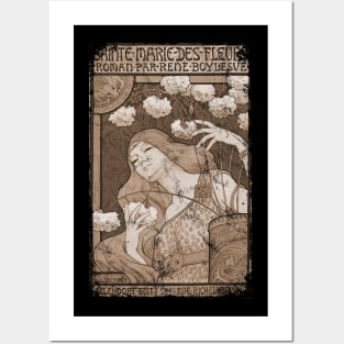 Art Nouveau - Paul Berthon Alphonse Mucha Vintage Fantasy Posters and Art